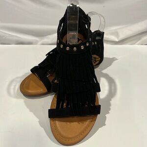 Fergalicious fringe sandals